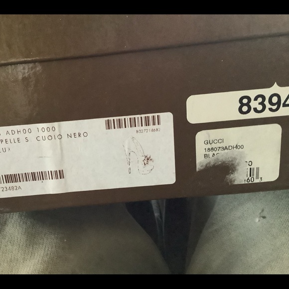 Gucci Oxford Leather Wedge Heels - Picture 10 of 11